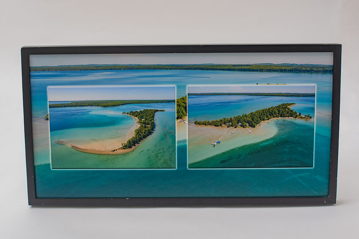 Higgins Lake Treasure Island framed print photo