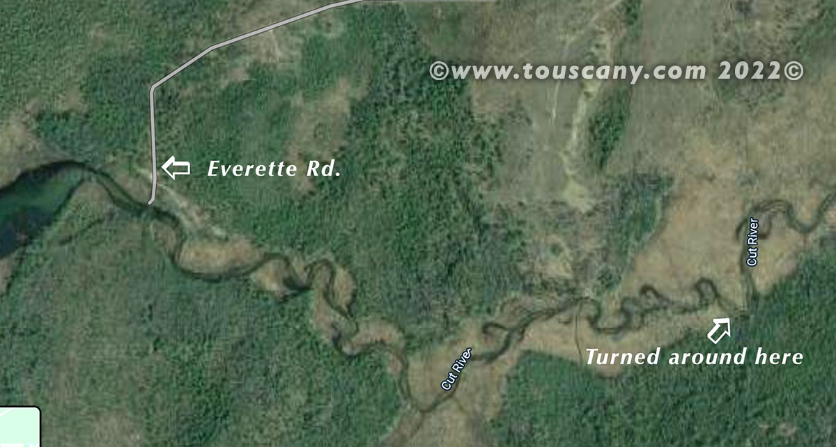 Cut River satellite photo