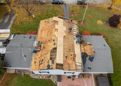 Drone View Roof Repair photo