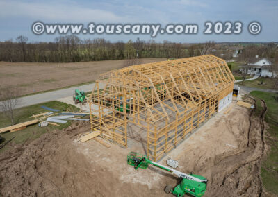 Brussels Barn Build photo