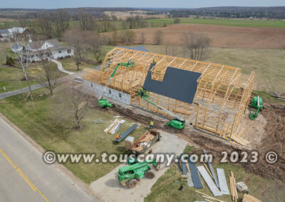 Brussels, Wisconsin Barn Build photo